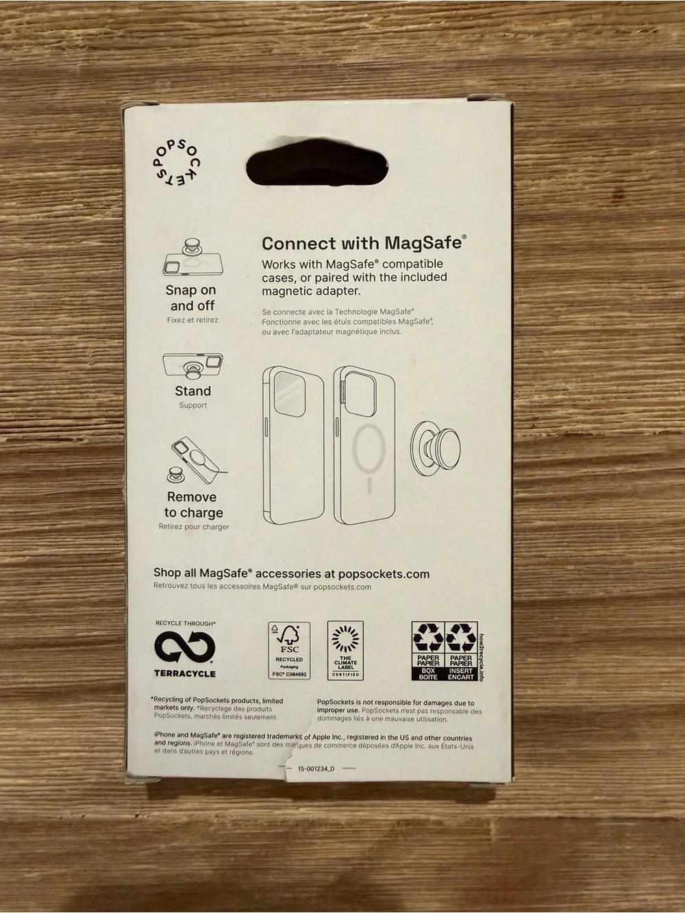 PopSockets Magnetic Phone Grip & Stand MagSafe Blue New in Box
